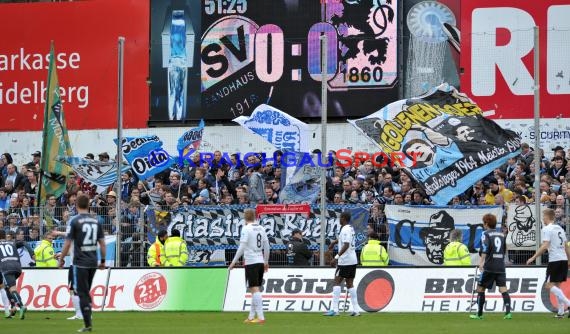 2. Bundesliga SV Sandhausen - TSV 1860 München Hardtwaldstadion Sandhausen 01.03.2014 (© Kraichgausport / Loerz)